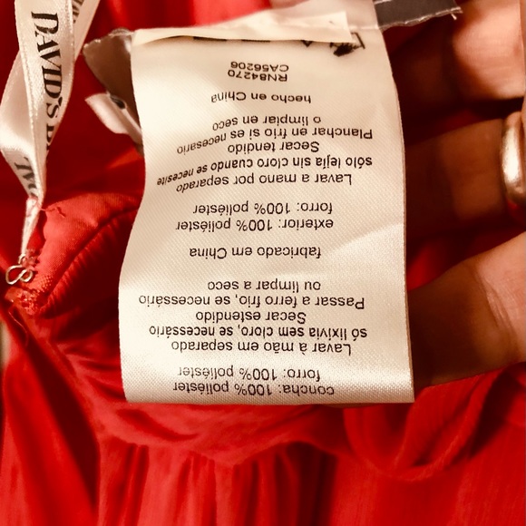 David’s Bridal Strapless Dress - Picture 9 of 14